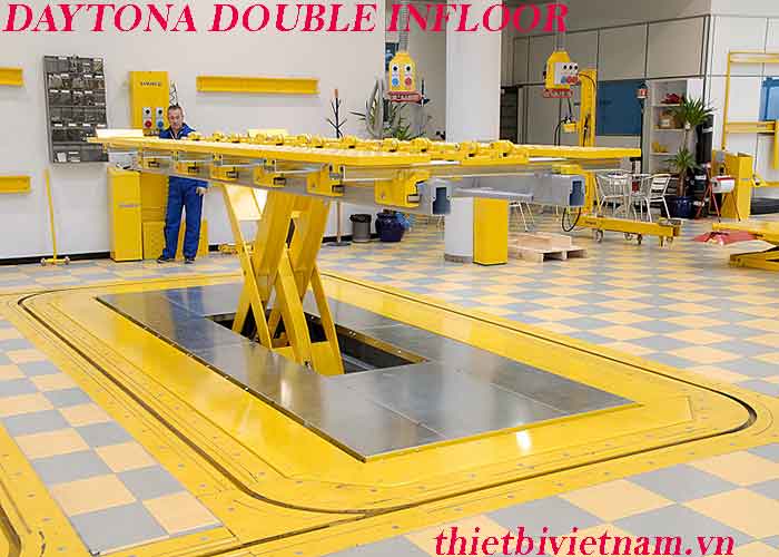 Bệ kéo nắn nổi với cầu nâng chìm sàn DAYTONA DOUBLE INFLOOR