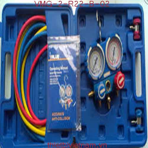 Bộ Đồng hồ nạp gas lạnh Value VMG-2-R22-B-02