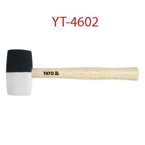 Búa cao su đen trăng cán go 370g YATO YT-4602