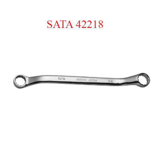 Cờ lê hai đầu vòng 16mm x 17mm SATA 42218