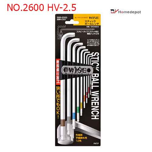 Lục giác đầu bằng nhật 3.0mm NO.2600 HV-3 Wise