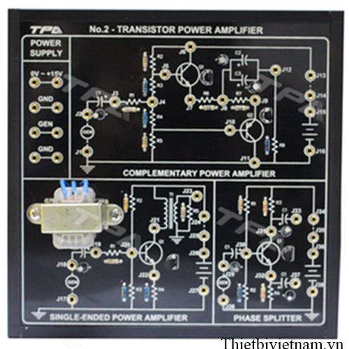 Module thí nghiệm khuếch đại công suất transistor 2 - TPAD.Q0812