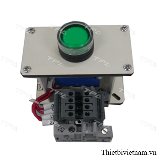 Module thực hành lắp đặt nút ấn (Nút ấn có đèn mầu xanh) TPAD.B4131