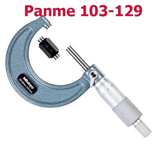 Panme đo ngoài cơ khí 0-25mm x 0.001mm 103-129