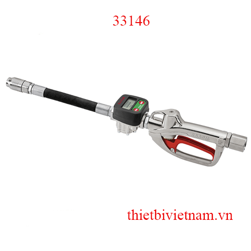 Súng bơm nhớt có đồng hồ đo lượng nhớt bơm Raasm 33146