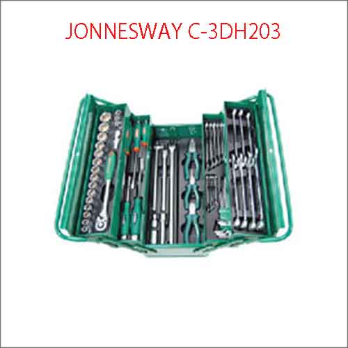 Thùng đồ nghề xách tay 66 chi tiết JONNESWAY C-3DH203